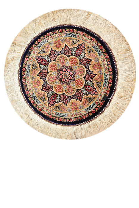 Small Silk Rugs 1.6 Round #203