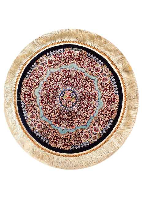 Small Silk Rugs 1.6 Round #200