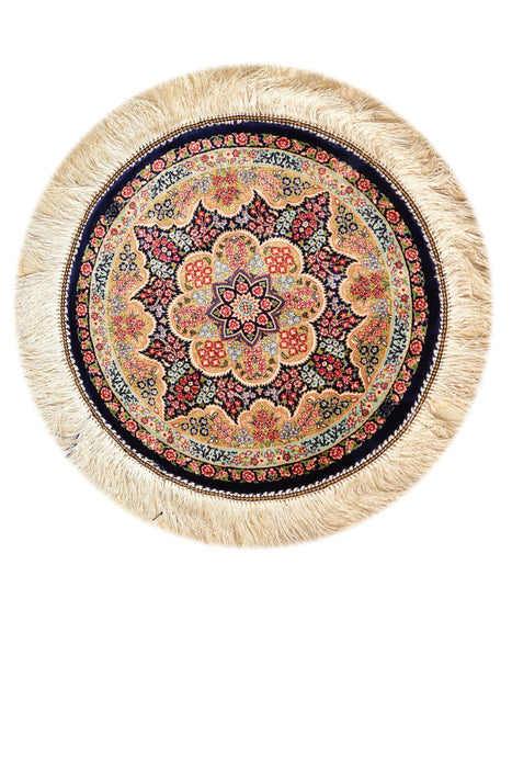 Small Silk Rugs 1.6 Round #211