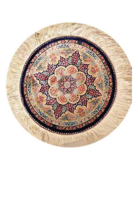 Small Silk Rugs 1.6 Round #210