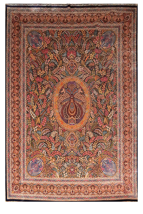 Large Silk Rugs 9.7x13 #47****