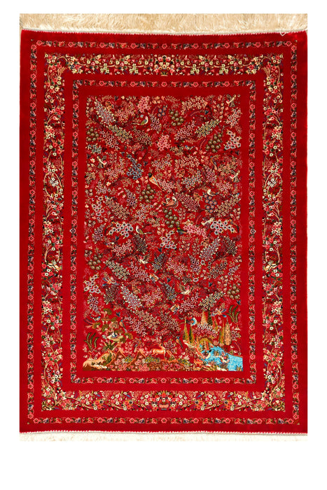 Large Silk Rugs 4x5 #63*****