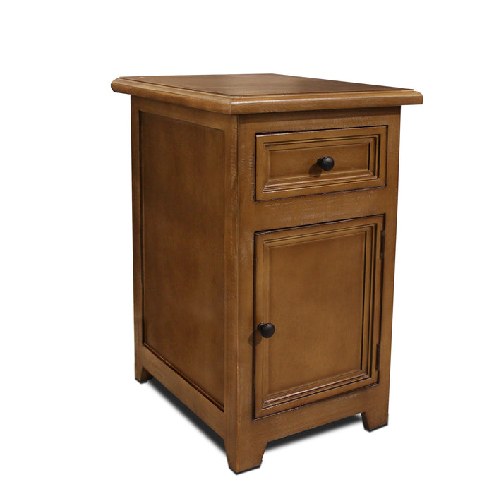 Mission Narrow 1-drawer 1 door Nightstand - 13.25" wide