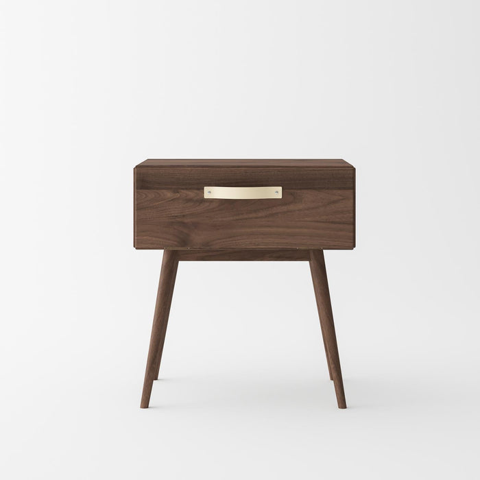 Isabella Mid Century Bedroom Set - Solid Black American Walnut