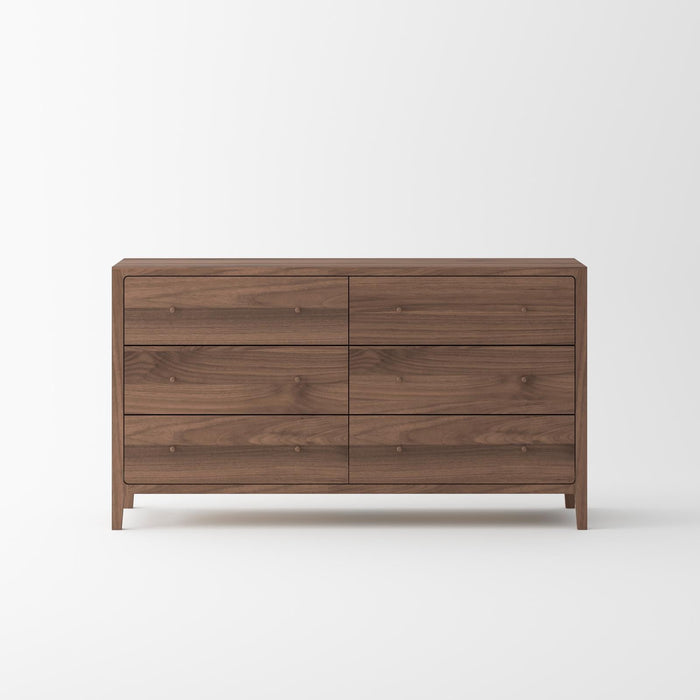 Isabella Mid Century Bedroom Set - Solid Black American Walnut