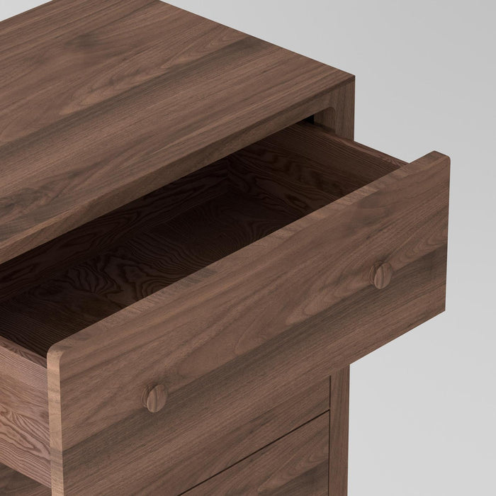 Isabella Mid Century Bedroom Set - Solid Black American Walnut