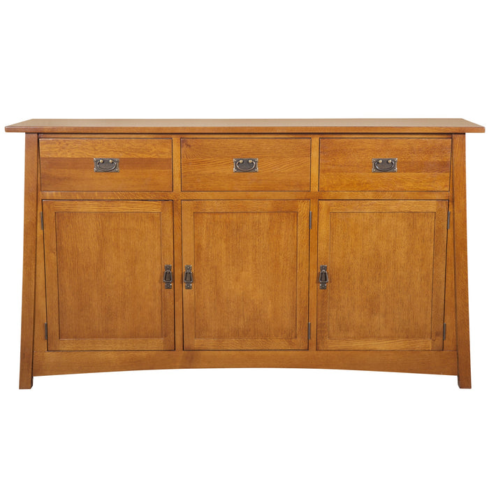 Mission 3 Door & 3 Drawer Sideboard - Michael's Cherry - 70" - Crafters and Weavers