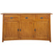 Mission 3 Door & 3 Drawer Sideboard - Michael's Cherry - 70" - Crafters and Weavers