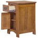 Mission Tapered Leg Narrow Nightstand - Michael's Cherry (MC-A) - Crafters and Weavers