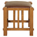 Mission Spindle Stool - Quarter Sawn Oak & Leather (2 Colors Available) - Crafters and Weavers