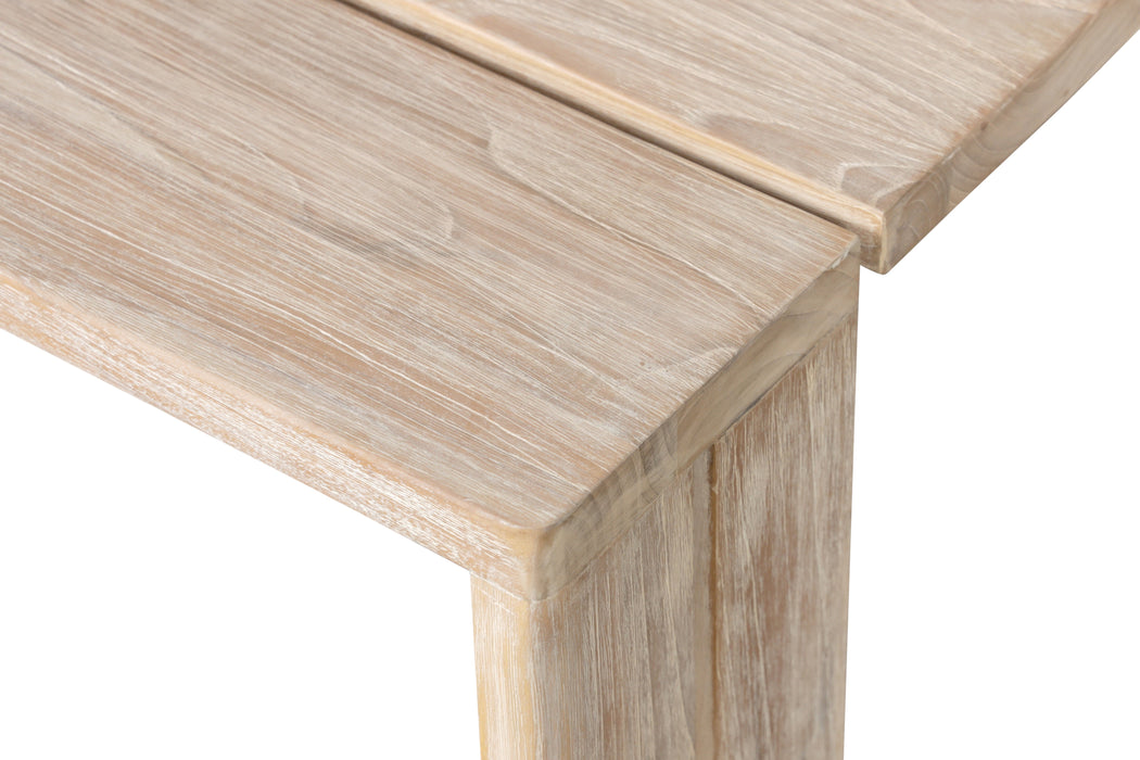 Paradiso Outdoor Teak Natural Look End Table