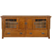 Mission Quarter Sawn Oak 72" TV Stand - Michael's Cherry (MC-A) - Crafters and Weavers