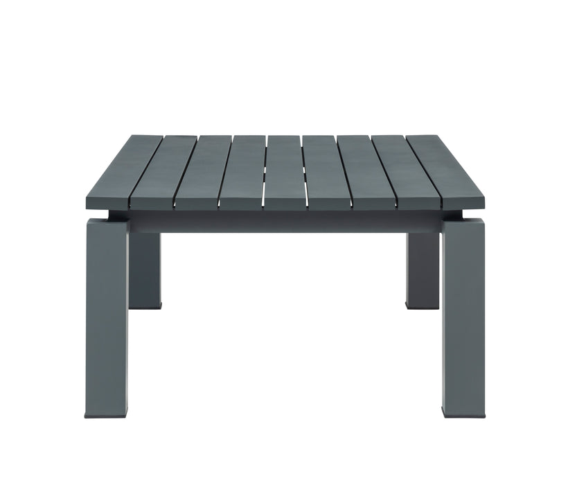 Sardinia Outdoor Aluminum Coffee Table - Gray