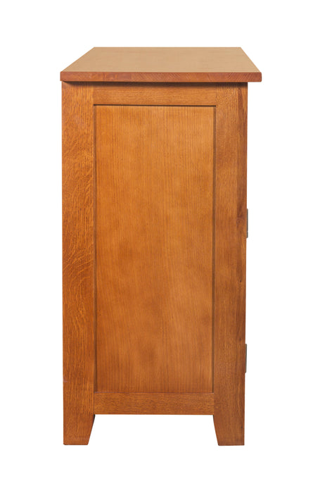 Mission 2 Door 2 Drawer Cabinet - Michael's Cherry - Crafters and Weavers