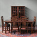 Mission 70" Solid Oak Dining Table Set with 6 #401 Chairs - Crafters and Weavers