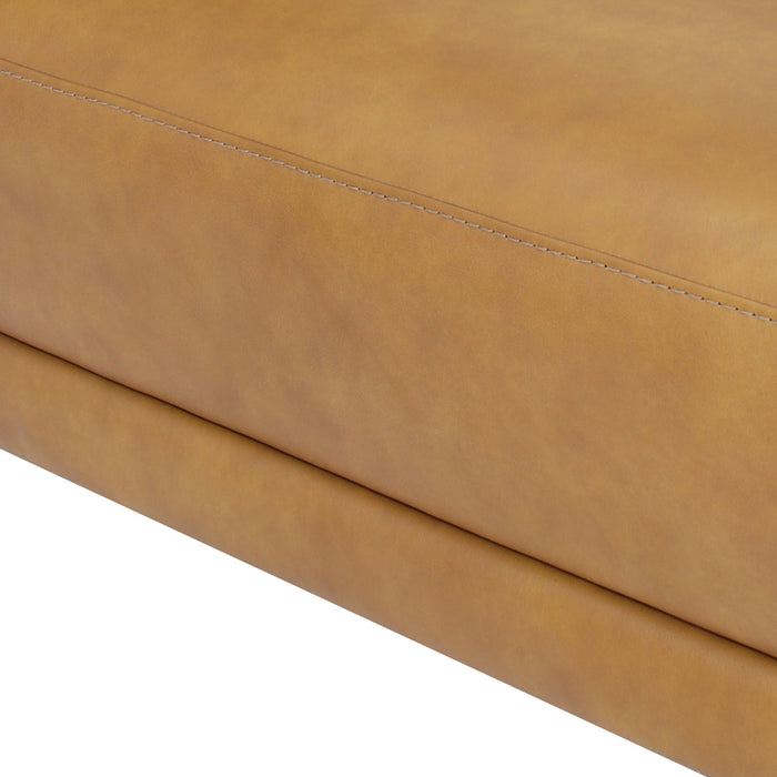 Lucius Top Grain Leather 1.5 Arm Chair - Tan