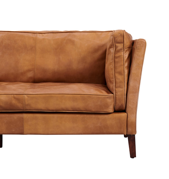 Kenmore Leather Sofa - Light Brown