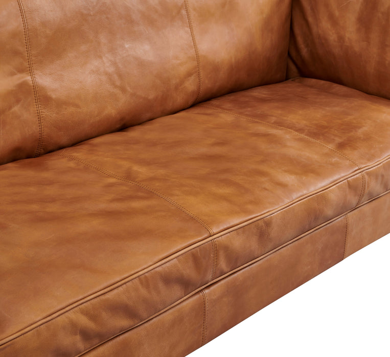 Kenmore Leather Sofa - Light Brown