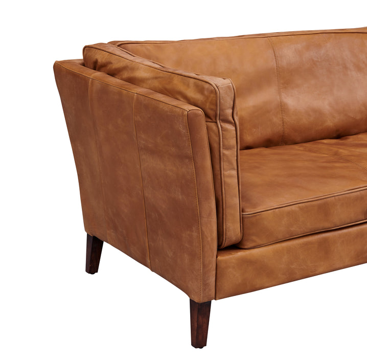 Kenmore Leather Sofa - Light Brown