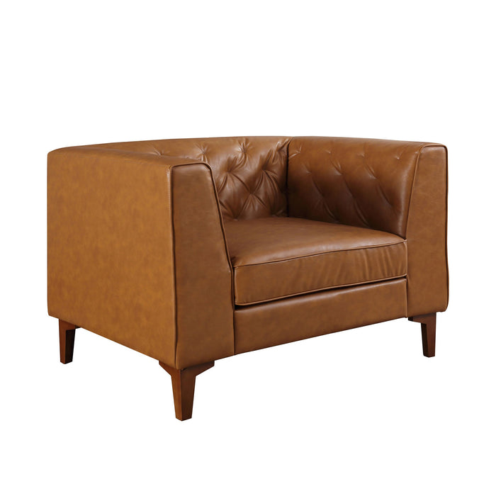 Olliver Modern Chesterfield Armchair