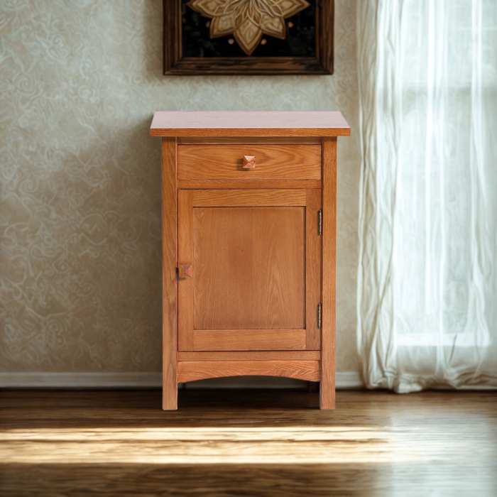 Mission 1 Door 1 Drawer Nightstand - Michaels Cherry