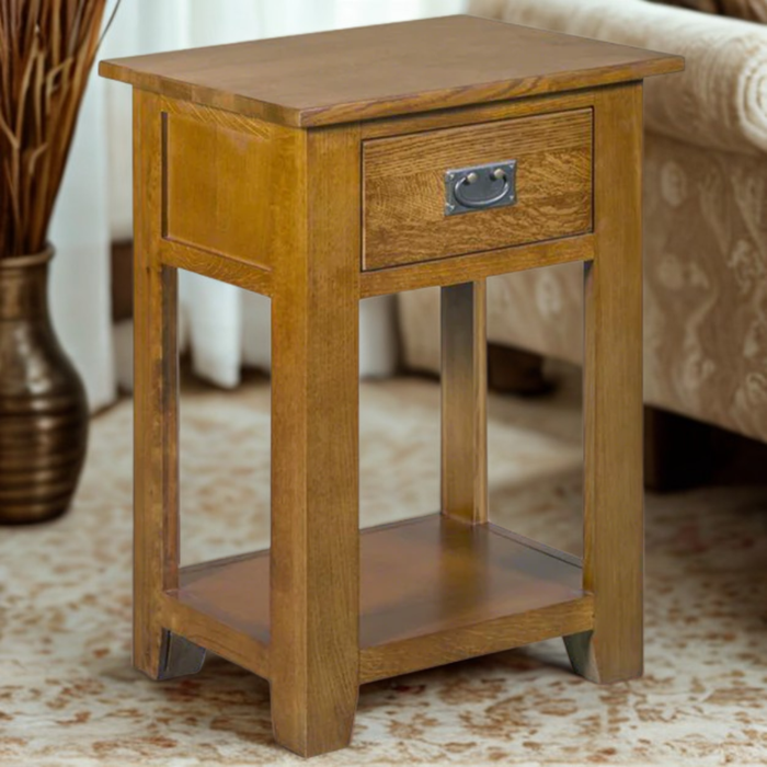 Mission 1 Drawer Nightstand - Michael's Cherry (MC-A)