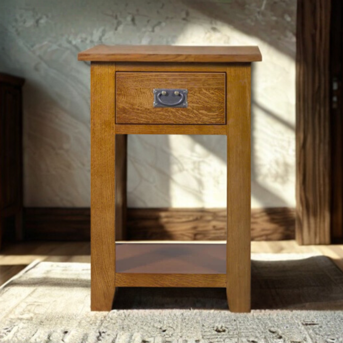 Mission 1 Drawer Nightstand - Michael's Cherry (MC-A)