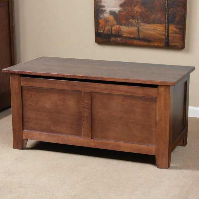 Mission Solid Oak Trunk - Walnut (AW)