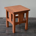 Mission Oak Slat End Table - Michael's Cherry (MC1) - Crafters and Weavers