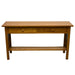 Mission Oak Console Table With 2 Drawers - Michael's Cherry (MC1) - Crafters and Weavers