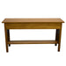 Mission Oak Console Table With 2 Drawers - Michael's Cherry (MC1) - Crafters and Weavers
