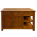 Mission 3 Drawer Oak Kitchen Island 60'' - Michael's Cherry (MC-A) - Crafters and Weavers