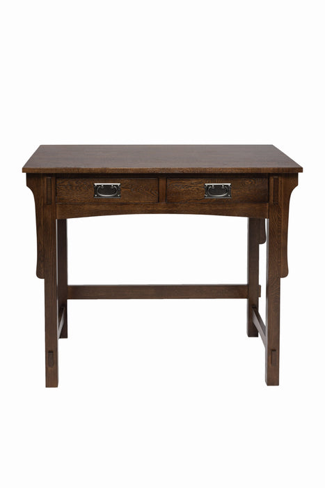 Mission Quarter Sawn Oak Writing Desk - Walnut