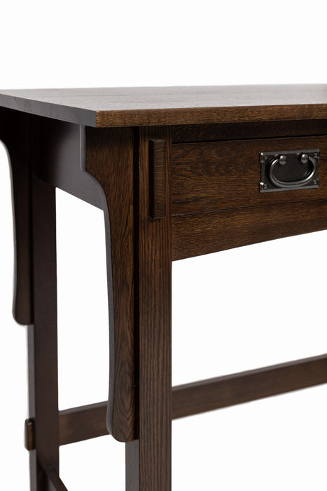 Mission Quarter Sawn Oak Writing Desk - Walnut