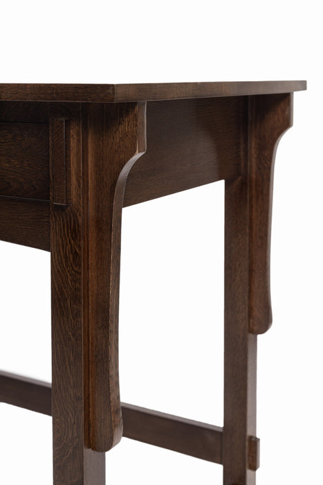 Mission Quarter Sawn Oak Writing Desk - Walnut