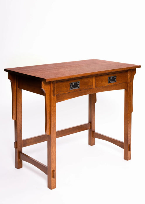 Mission Style Library Table with Removable Organizer