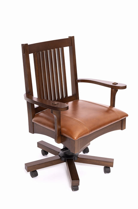 Arts and Crafts Mission Oak Office Chair