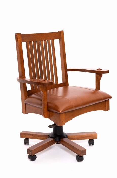 Arts and Crafts Mission Oak Office Chair