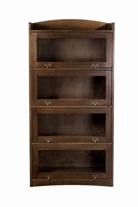 Mission Quarter Sawn Oak 4 Stack Barrister Bookcase