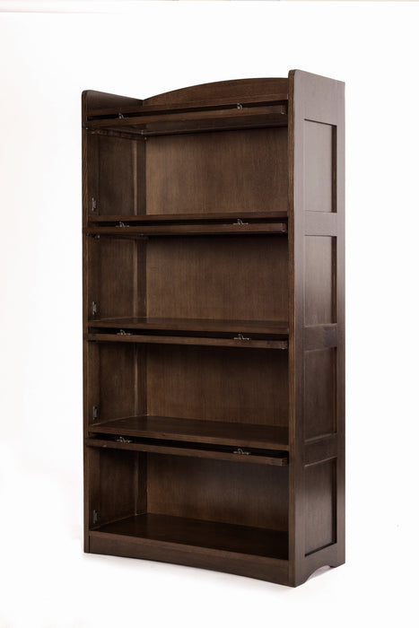 Mission Quarter Sawn Oak 4 Stack Barrister Bookcase