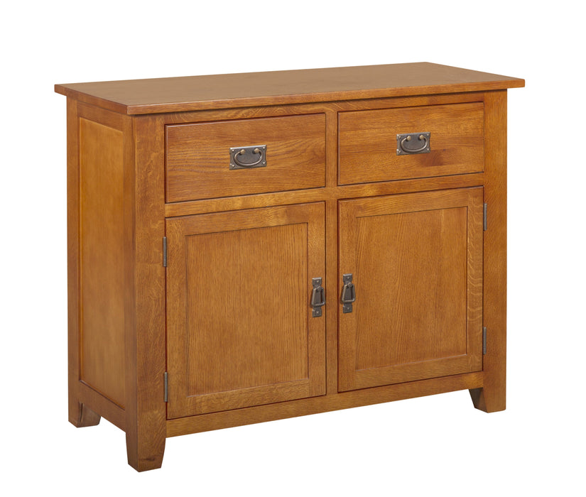 Mission 2 Door 2 Drawer Cabinet - Michael's Cherry - Crafters and Weavers