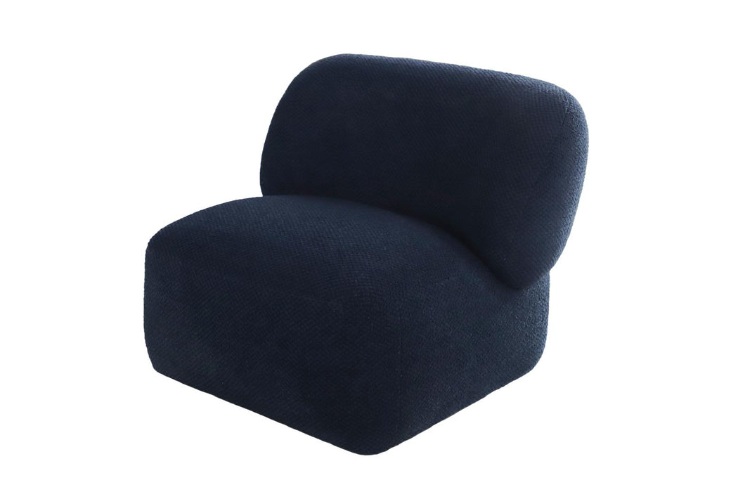 Forma Mid-Century Modern Swivel Livingroom Chair - Blue