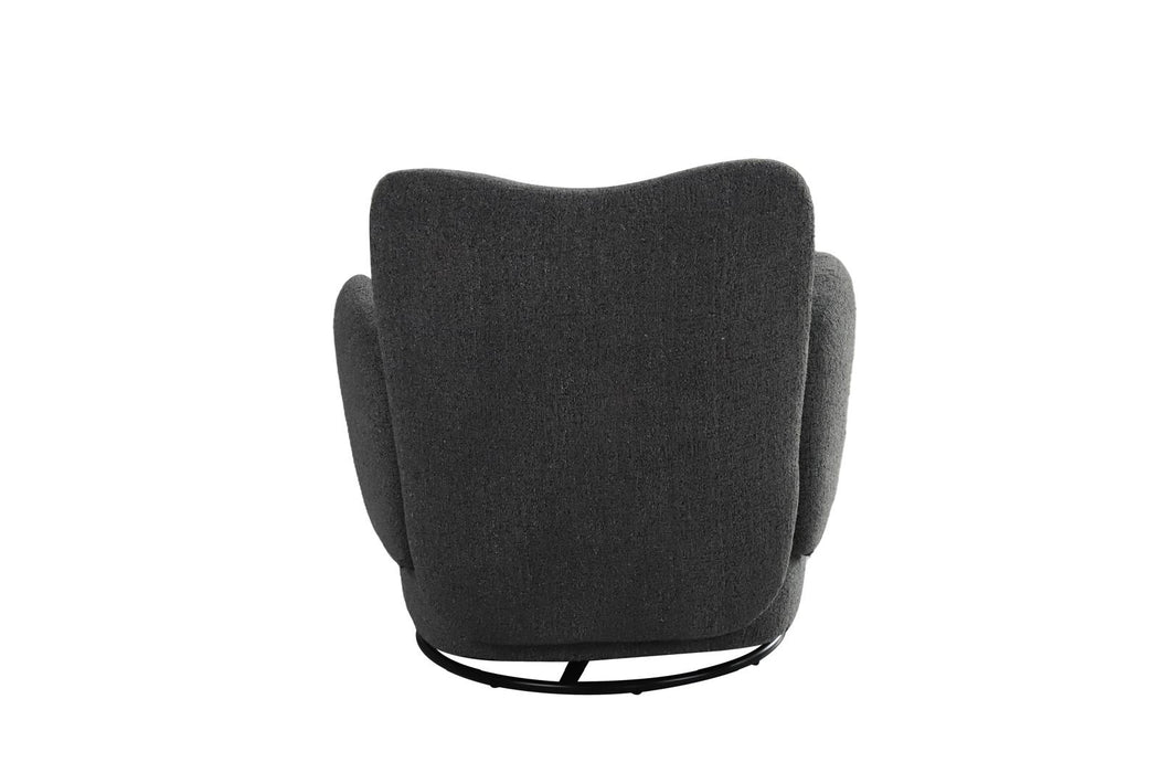 Atlas Modern Fabric Swivel Arm Chair