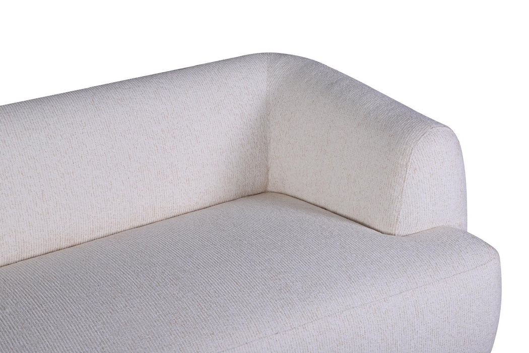 Opal Collection Modern Fabric 3-Seater Sofa – 91"