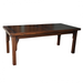 Mission Style Oak Stow Leaf Dining Table (2 Colors Available) - Walnut - Crafters and Weavers