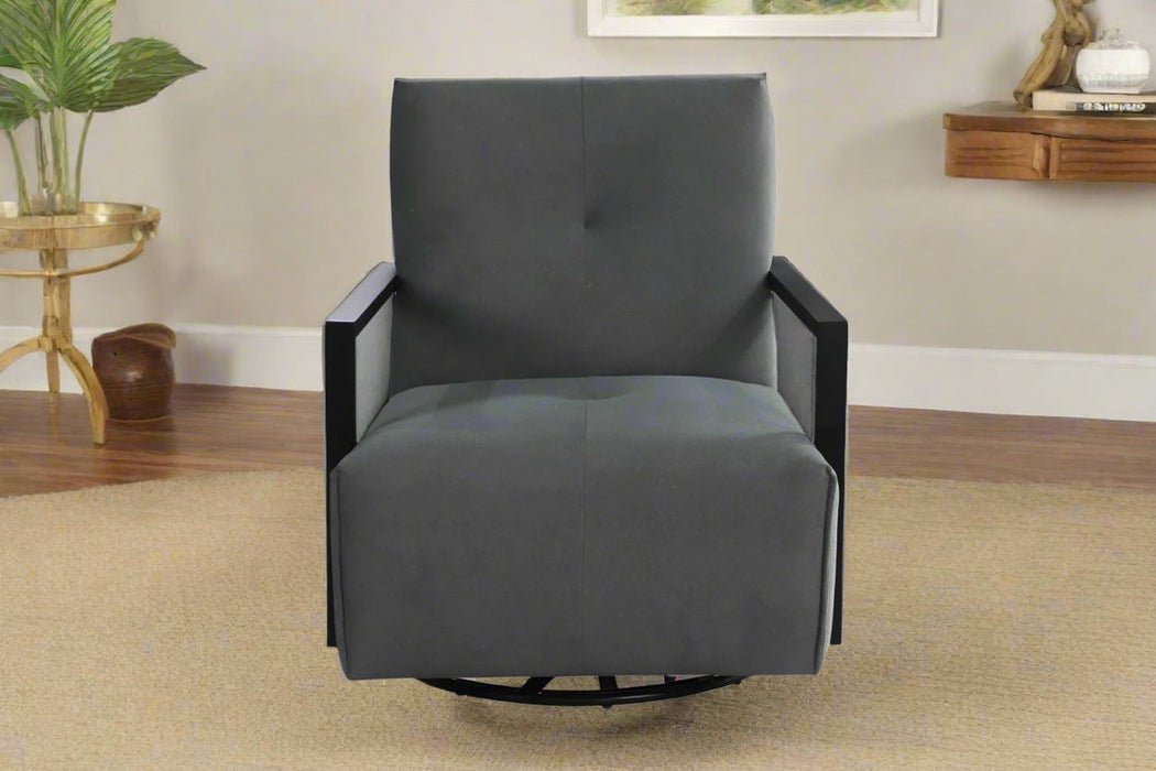 Linea Collection Modern Swivel Arm Chair