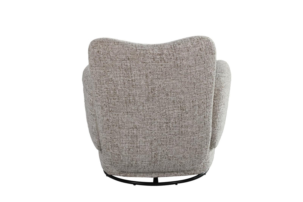 Atlas Modern Fabric Swivel Arm Chair