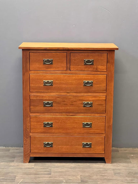 Mission 6 Drawer Dresser - Walnut