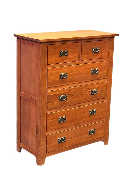 Mission 6 Drawer Dresser - Walnut