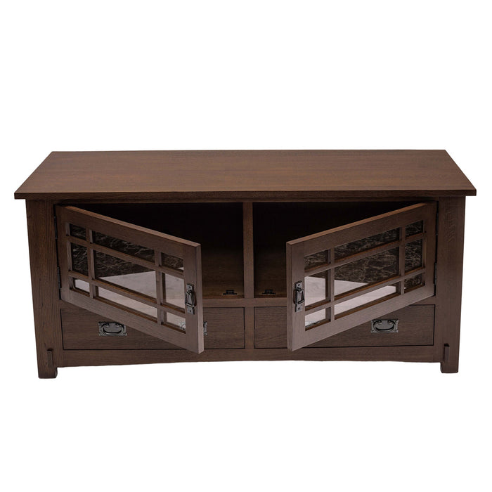 Mission Quarter Sawn Oak TV Stand - 60"